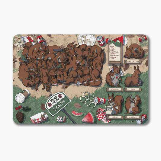World of Trash - Squirrels - Rodent Ruckus Playmats