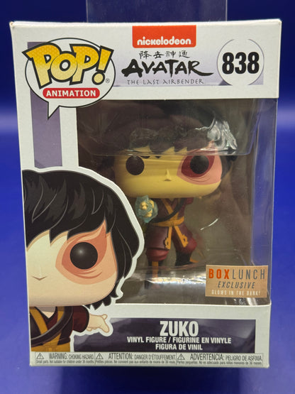 Funko Pop! Vinyl: Zuko #838 Box Lunch Exclusive