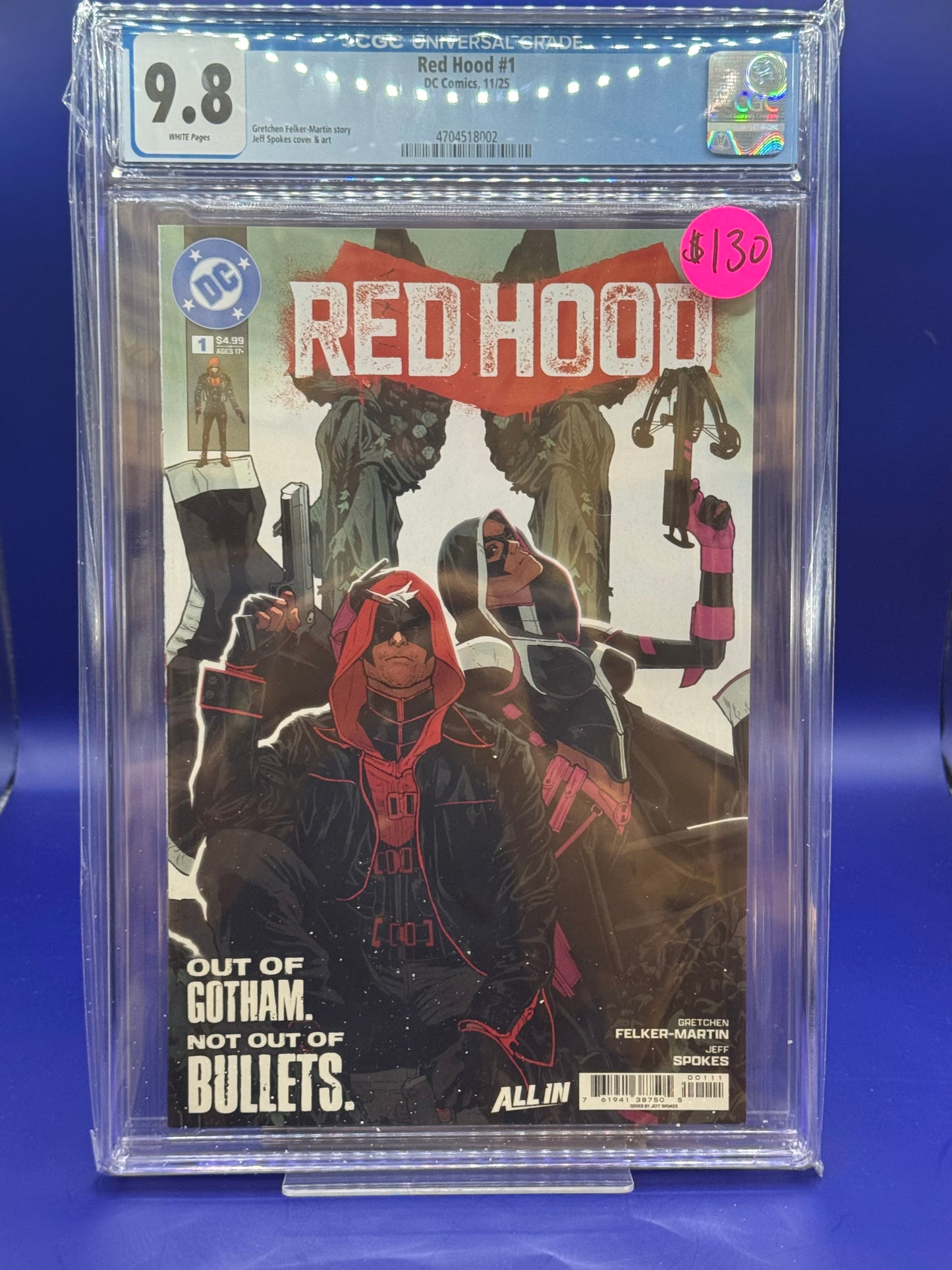 Red Hood #1 Slabbed 9.8