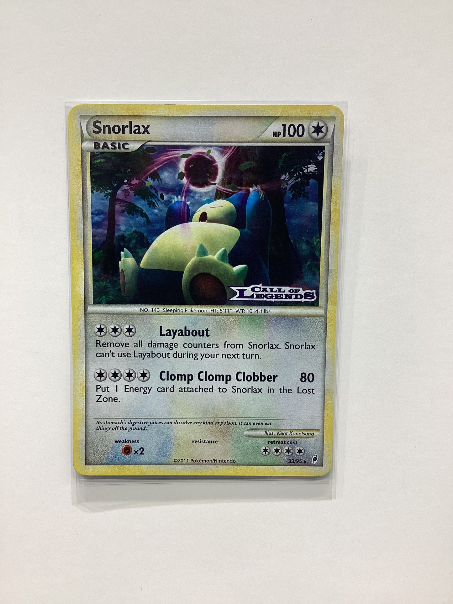 Snorlax (33/95) Call of Legends - Prerelease Promo