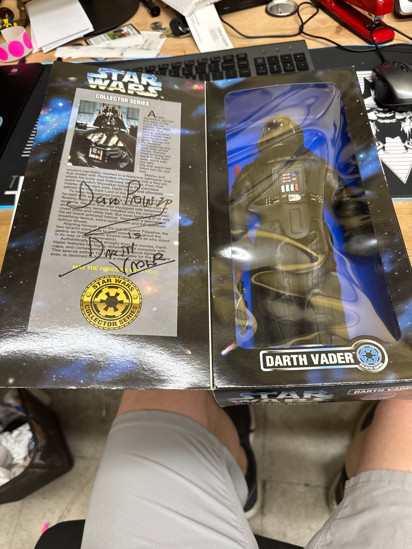Star Wars Darth Vader Autographed by David Prowse 12" Collector Series