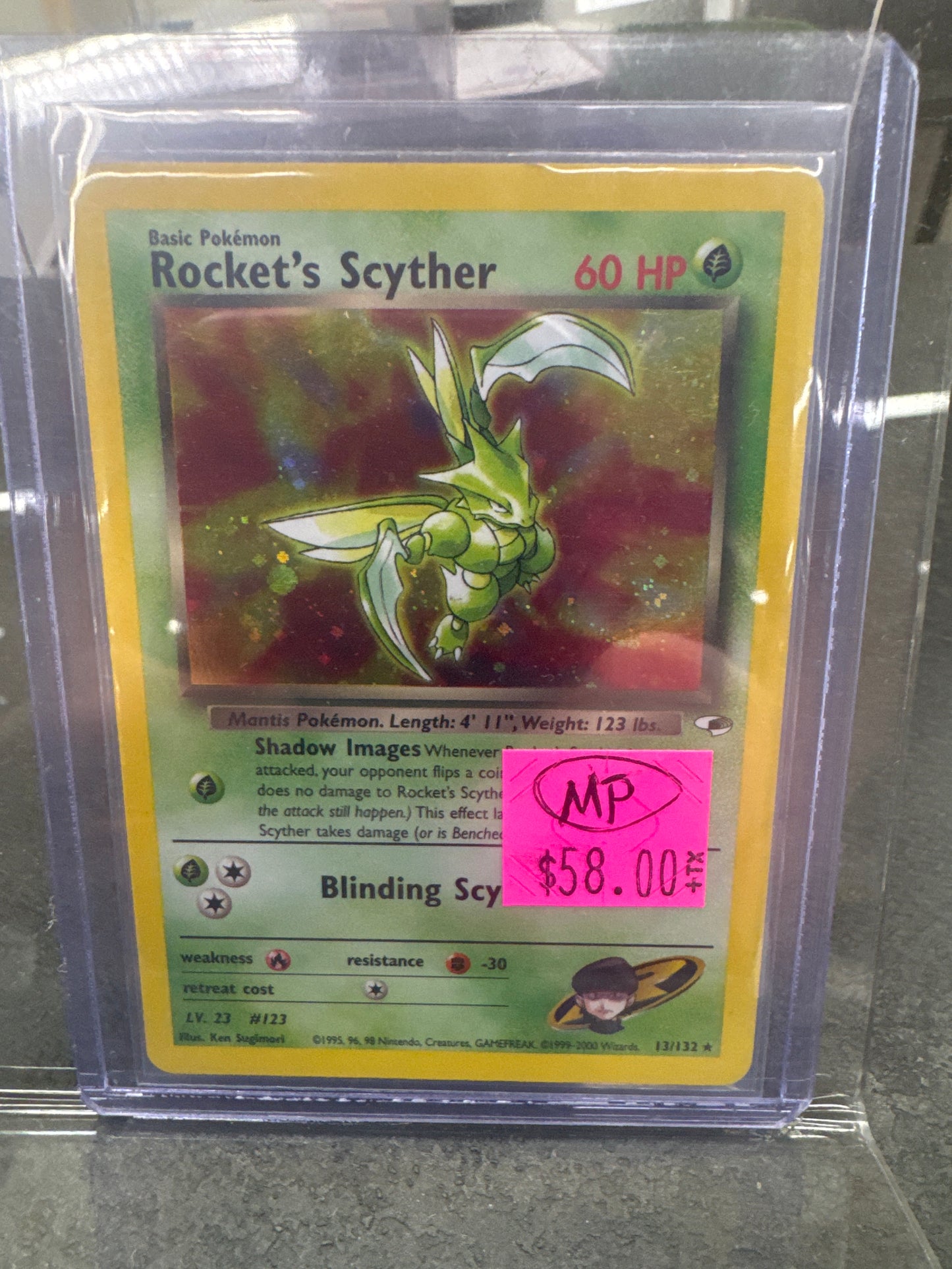 Rocket's Seyther 13/132 Gym Heroes