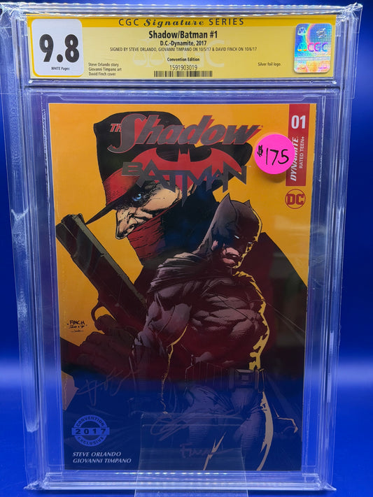Shadow/Batman #1 Slabbed 9.8