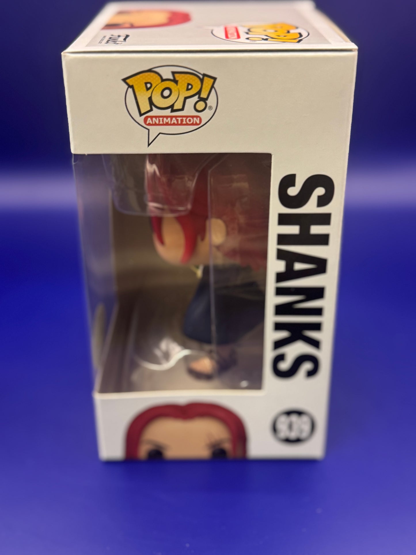 Funko Pop! Shanks 939 Special Edition (Silver & Blue) Sticker w/ hard protector