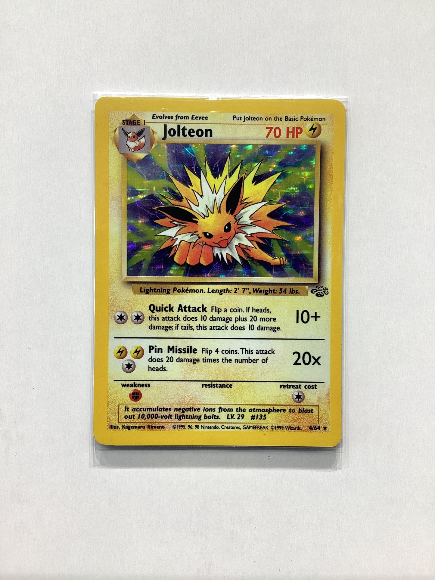 Jolteon (4/64) Jungle - Holo Rare