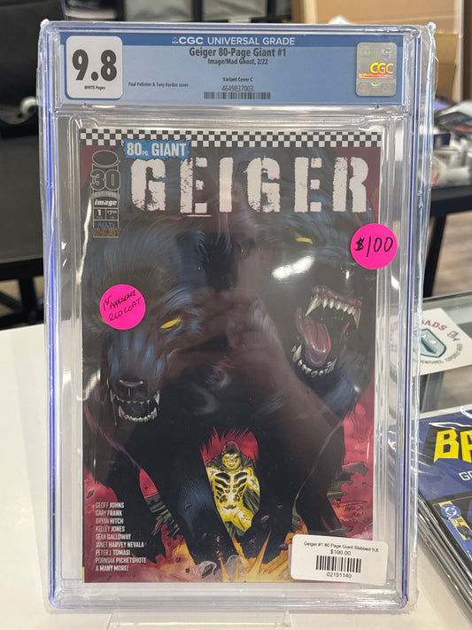 Geiger #1 80 Page Giant Slabbed 9.8