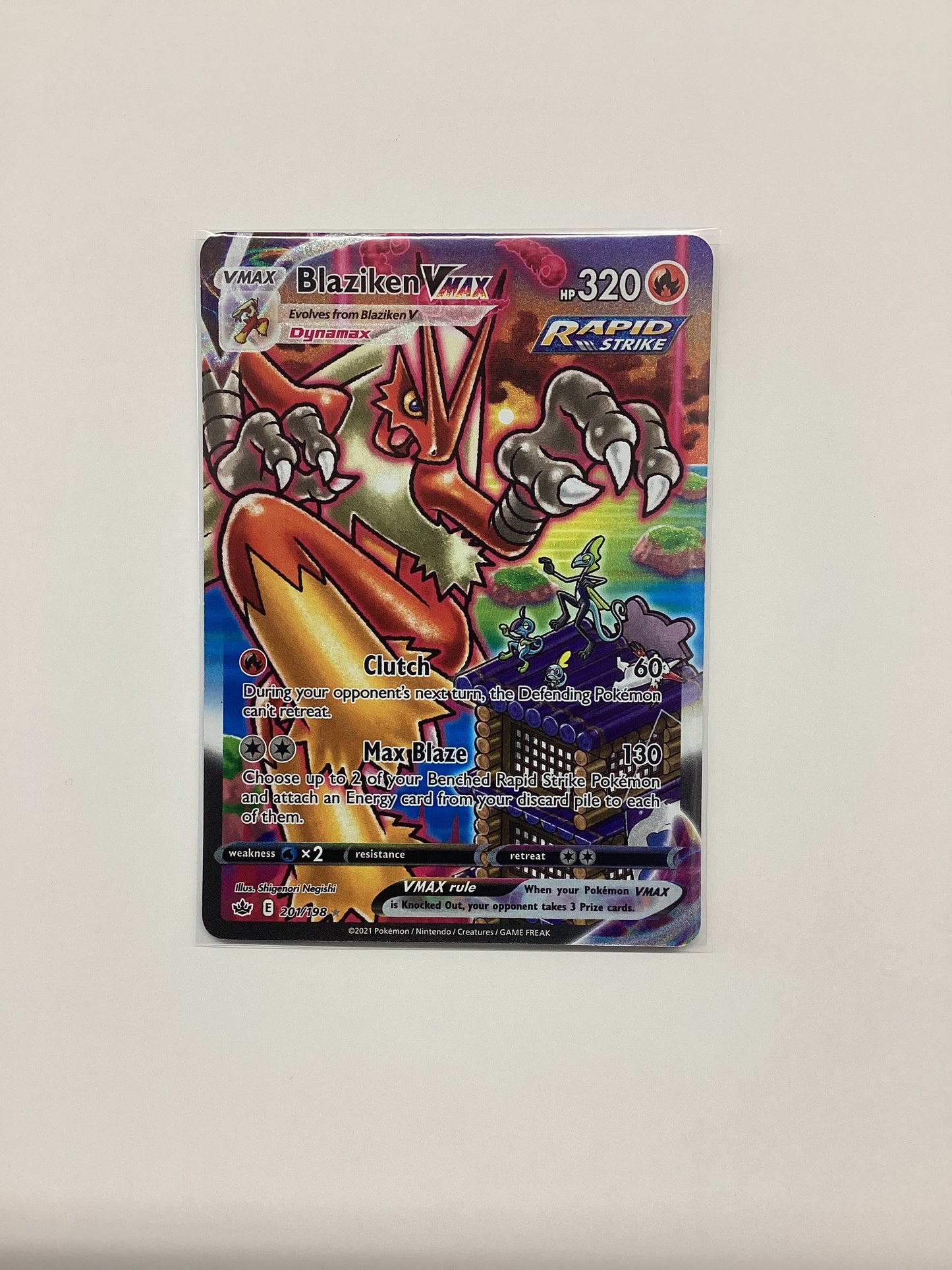 Blaziken VMAX (201/198) Chilling Reign - Secret Rare