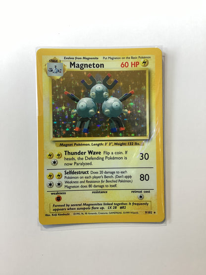 Magneton (9/102) Base Set - Holo Rare
