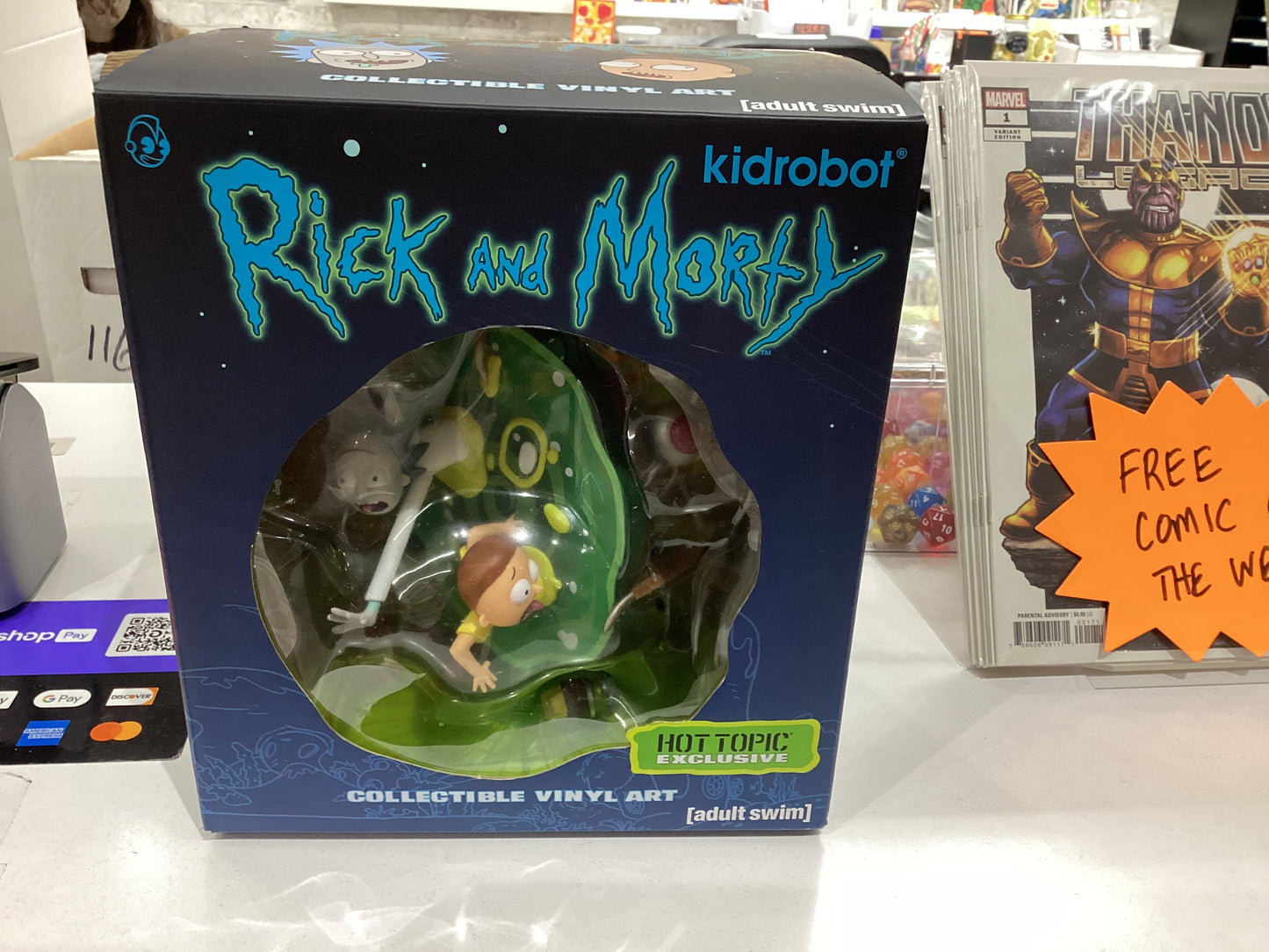 Rick and Morty Collectible Vinyl Art - Hot Topic Exclusive