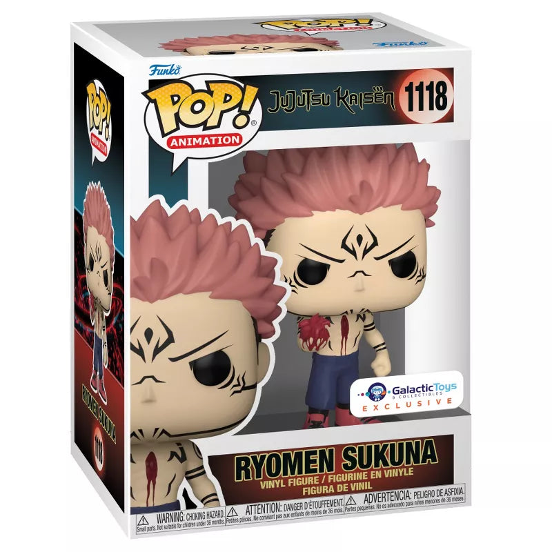 Galactic Toys Exclusive Funko Pop! Animation: JJK- Sukuna w/ Heart