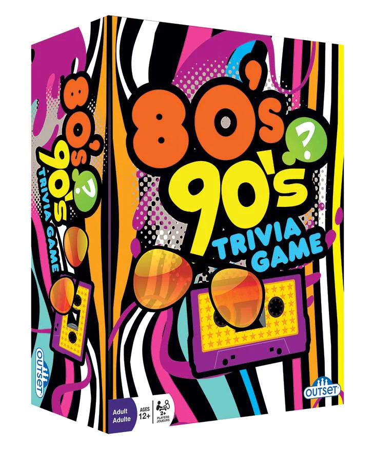 80’s 90’s trivia card game