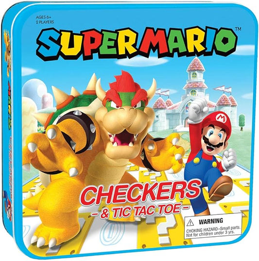 Super Mario Checkers & Tic Tac Toe