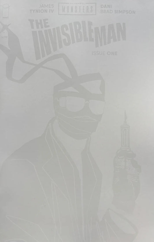 Universal Monsters The Invisible Man #1 (Of 4) Cover I Invisible Thank You Variant (Full Color Interior)