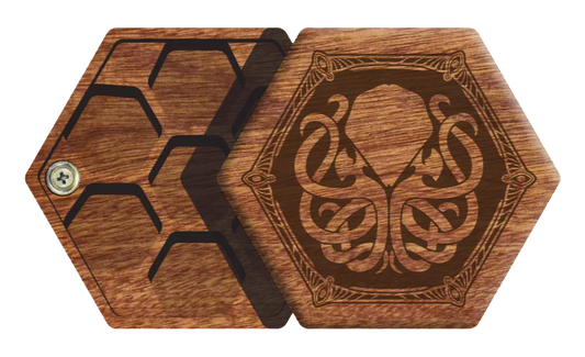 Norse Foundry Carved Wooden Dice Chest