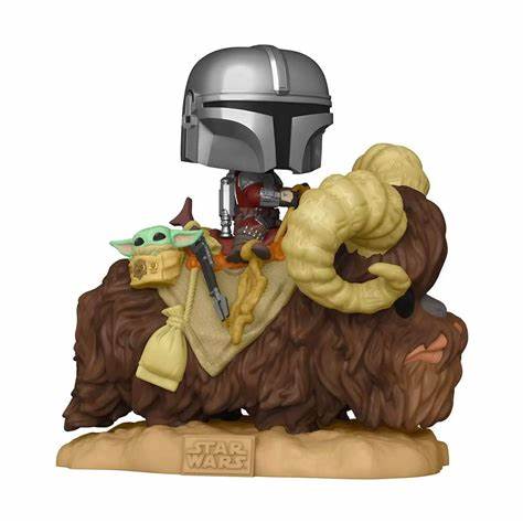 Funko Pop! Deluxe: Star Wars - The Mandalorian & The Child On Bantha #416