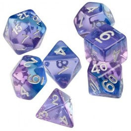 RPG Dice Set (7): Peacock Glowworm