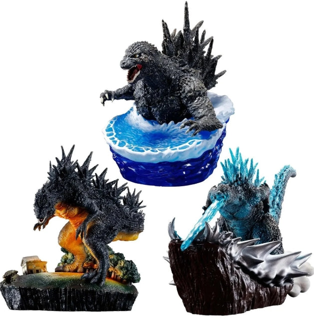Godzilla Minus One Petitrama EX Godzilla -1.0 From 0 To -1 3.3-Inch Collectable Figure