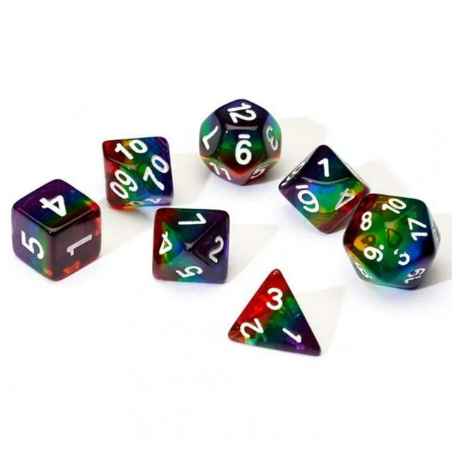 Dice Set Rainbow