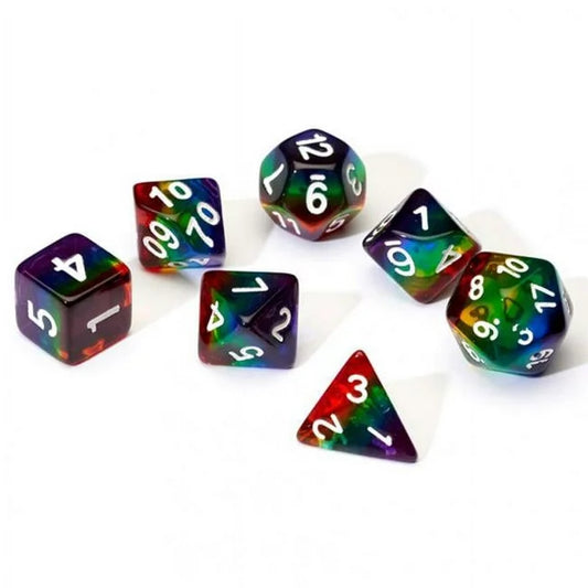 Dice Set Rainbow