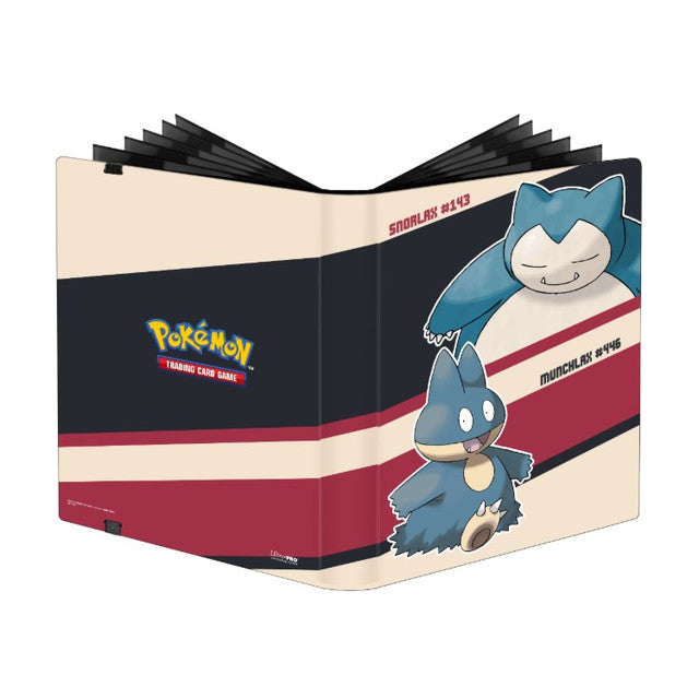 Binder: PRO 9- Pocket Pokemon- Snorlax &  Munchlax