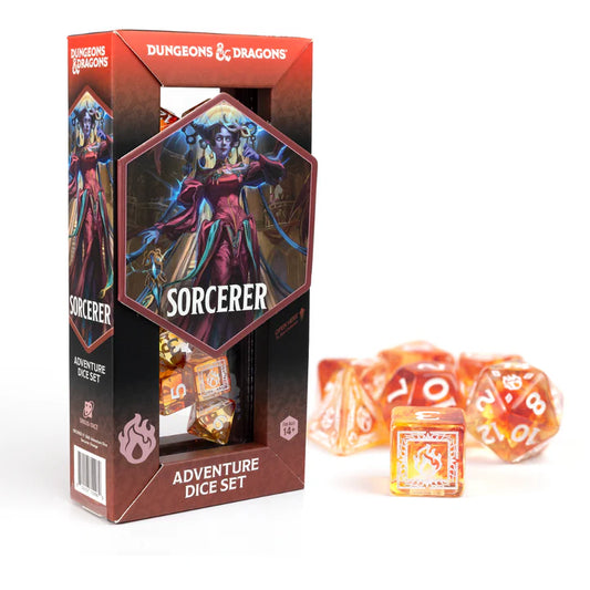 Dungeons & Dragons Adventure Dice - Sorcerer: Orange