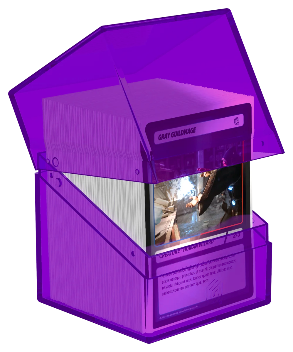 Ultimate Guard: Boulder 100+ - Clear Amethyst
