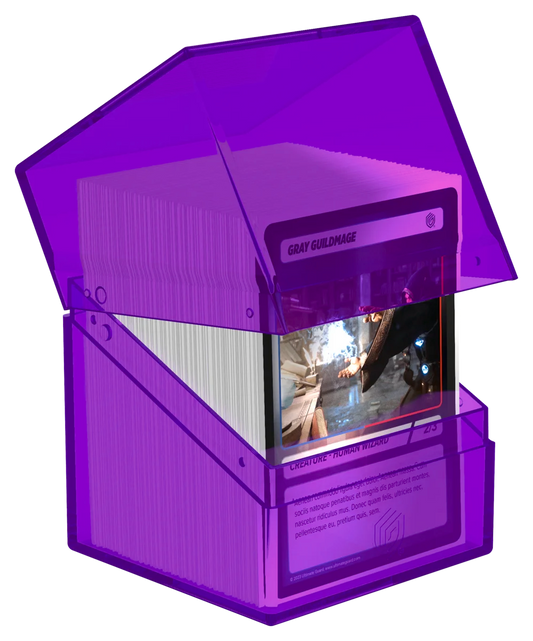 Ultimate Guard: Boulder 100+ - Clear Amethyst