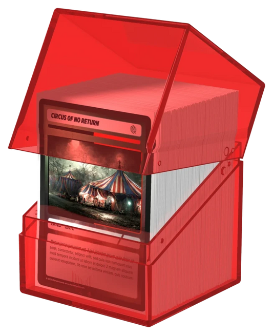 Ultimate Guard: Boulder 100+ - Clear Ruby