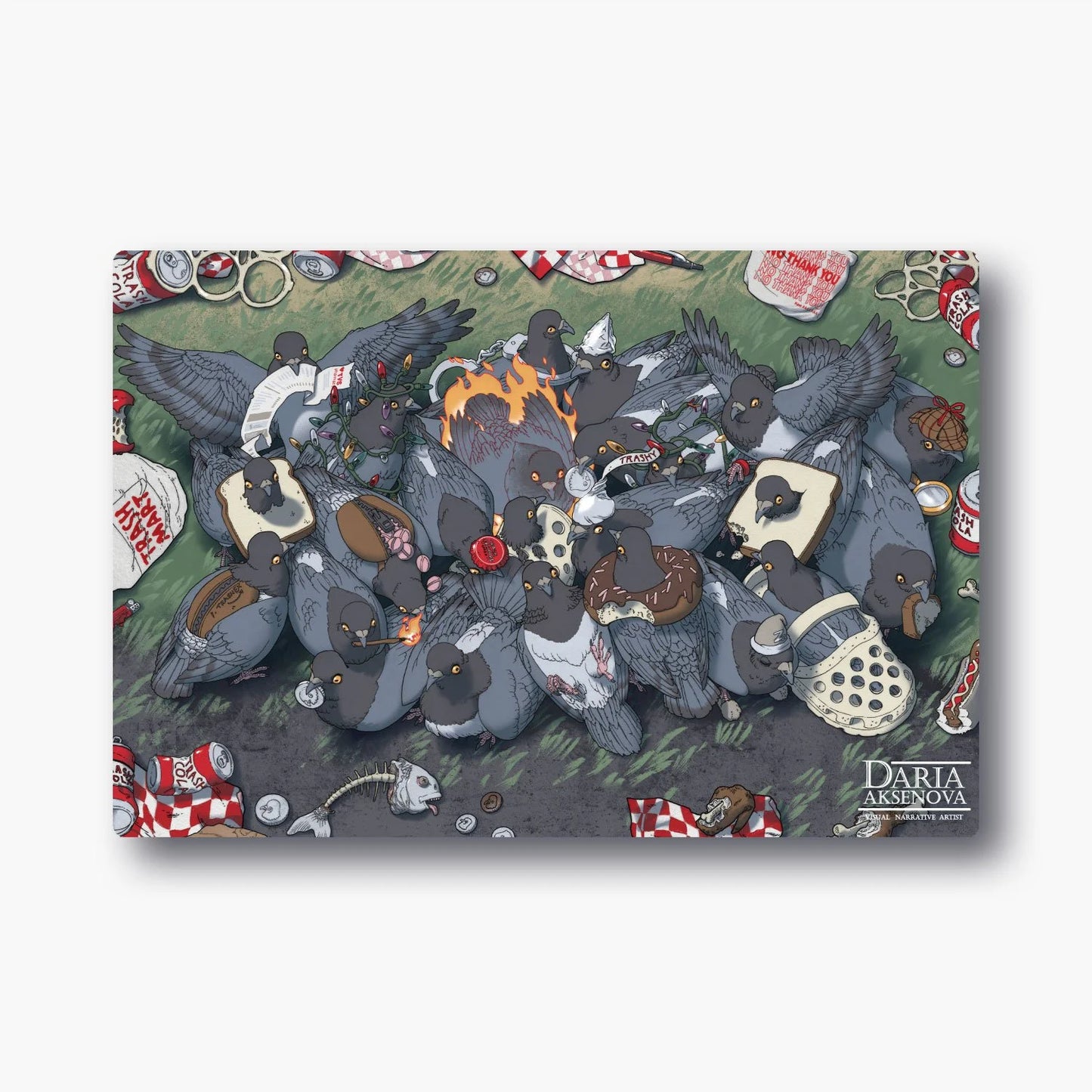 World of Trash - Corporate Pigeons - "Zoneless" Playmats