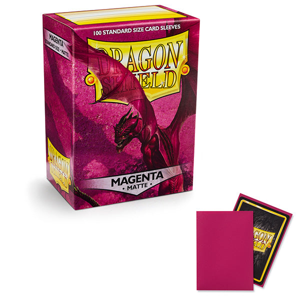 Dragon Shield Sleeves - Matte - Magenta