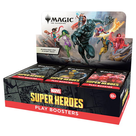 MTG: Universes Beyond- Marvel Super Heroes Play Booster Display