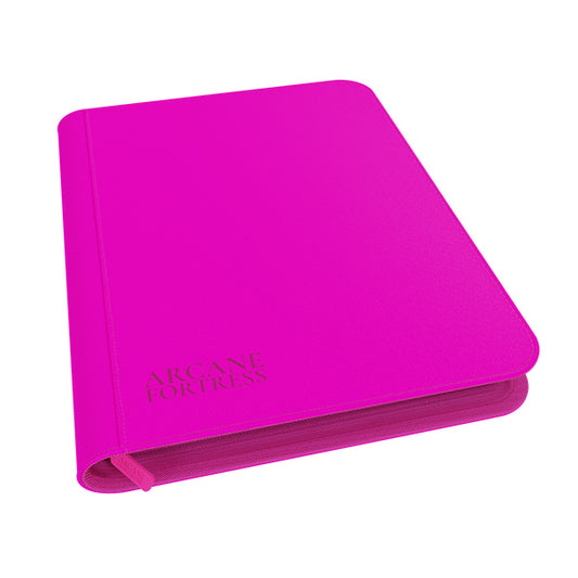 Arcane Fortress: 9-Pocket Zippered Binder - Neon Pink