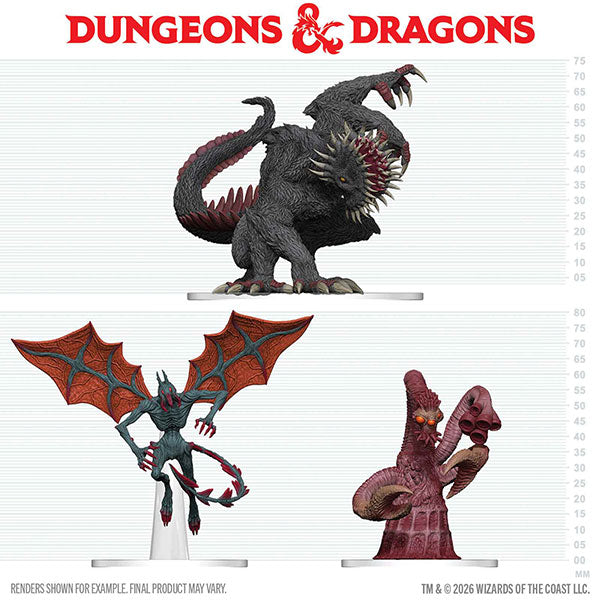 D&D: Ravenloft - Maddening Monsters of Ravenloft Pre-Painted Miniatures