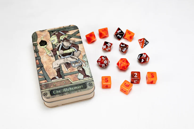 RPG Class Dice: Alchemist Set Tin (14 Dice)