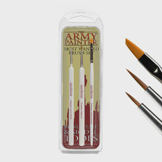 Army Painter Most Wanted Brush Set - Old Version