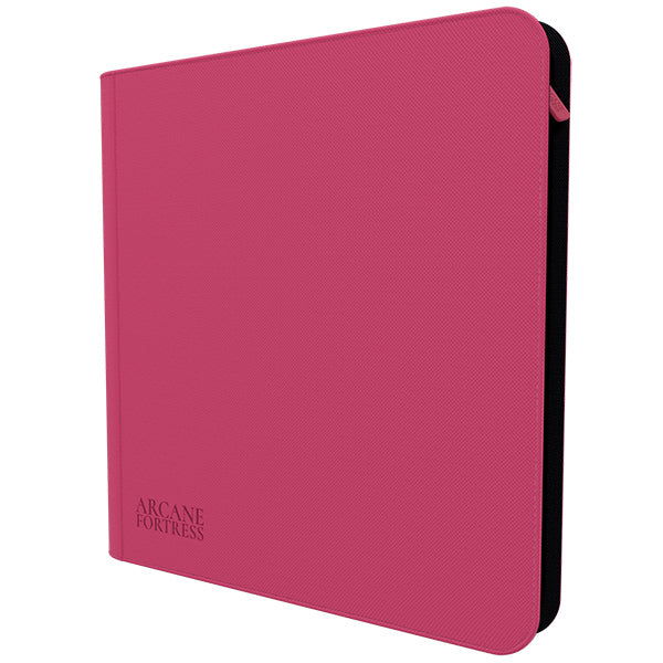 Arcane Fortress: 12-Pocket Zippered Binder - Pink