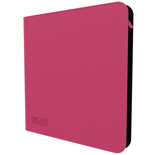 Arcane Fortress: 12-Pocket Zippered Binder - Pink