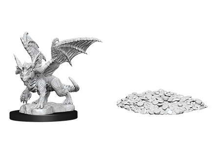 Dungeons & Dragons: Nolzur's Marvelous Unpainted Miniatures - W10 Blue Dragon Wyrmling