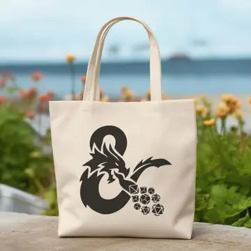 D&D Canvas Tote Bag