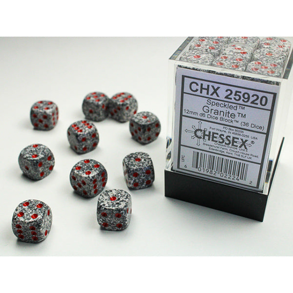 12mm D6 Dice Block War Pips
