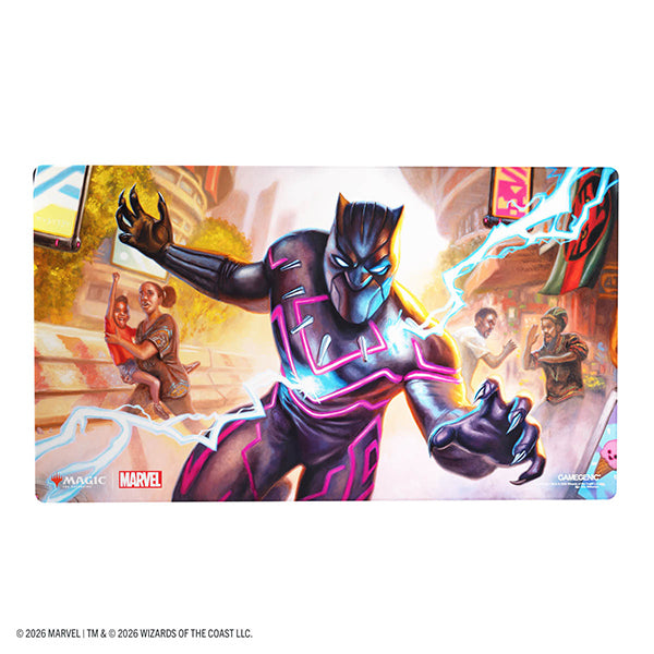 MTG: Shiny Playmat - Marvel Super Heroes - Striking Black Panther
