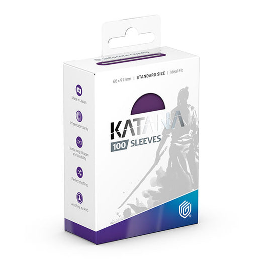 Katana Sleeves: Standard Size - Iris Bloom, 100ct