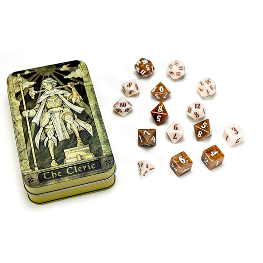 RPG Class Dice: Cleric Set Tin (15 Dice)