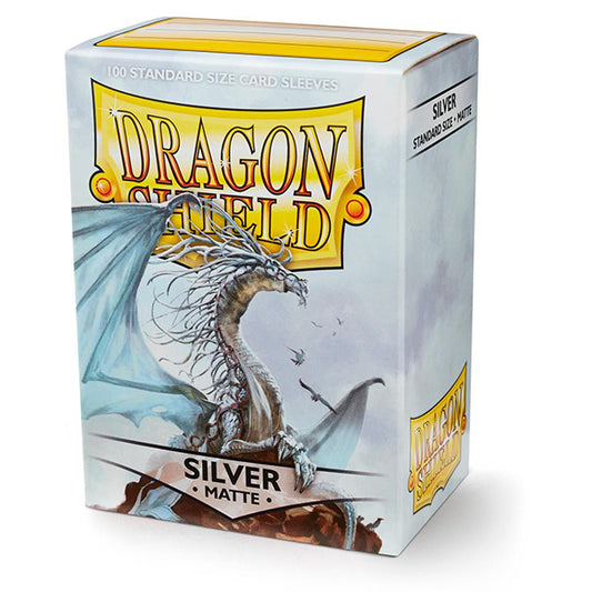 Dragon Shield Sleeves - Matte - Silver