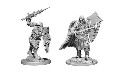 Dungeons & Dragons: Nolzur's Marvelous Unpainted Miniatures - W06 Death Knight & Helmed Horror