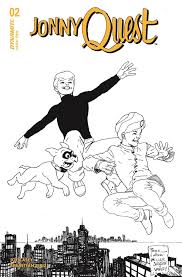 Jonny Quest #2 Cover G 10 Copy Variant Edition Pace Line Art
