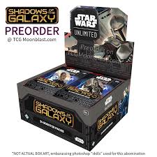 Star Wars Unlimited Shadows of the Galaxy Booster Boxes