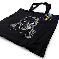 Batman (Face) Black Tote Bag