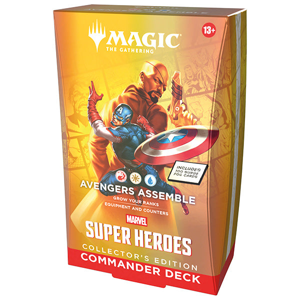 MTG: Universes Beyond- Marvel Super Heroes Commander Deck, Collector Edition Display