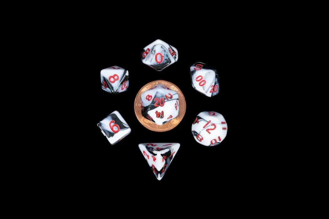 Mini Dice 7 Set Cylinder